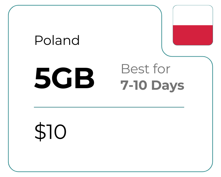 Poland 5 GB 30 Days