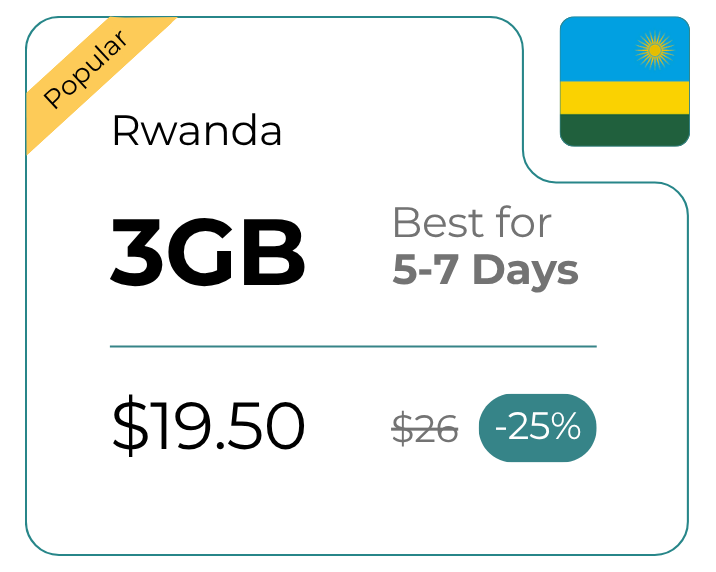 Rwanda 3 GB 30 Days