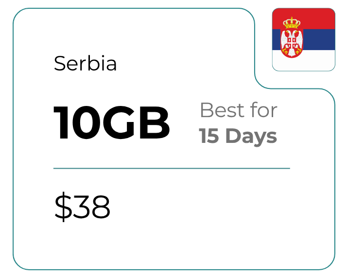 Serbia 10 GB 30 Days