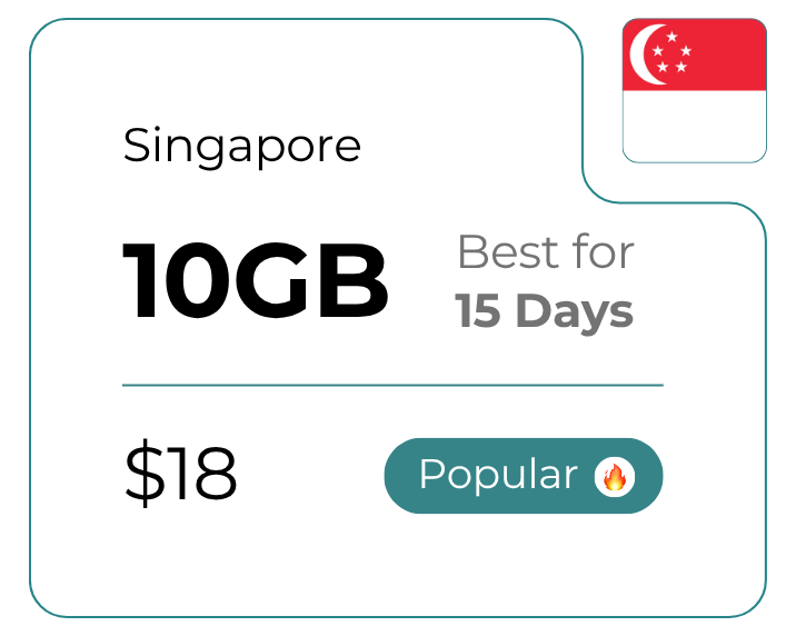 Singapore 10 GB 30 Days