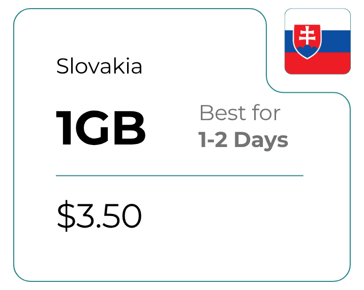 Slovakia 1 GB 30 Days