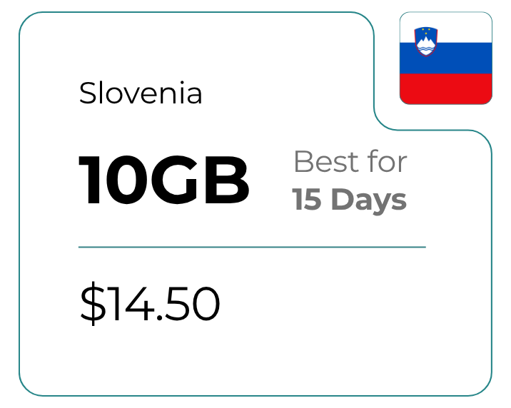 Slovenia 10 GB 30 Days