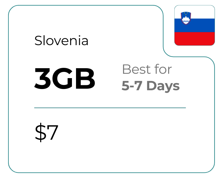Slovenia 3 GB 30 Days