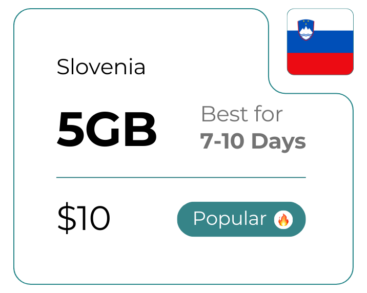 Slovenia 5 GB 30 Days