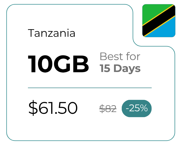 Tanzania 10 GB 30 Days