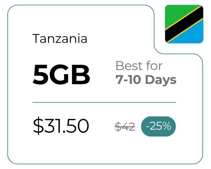 Tanzania 5 GB 30 Days