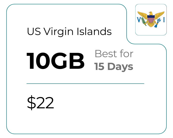 US Virgin Islands 10 GB 30 Days